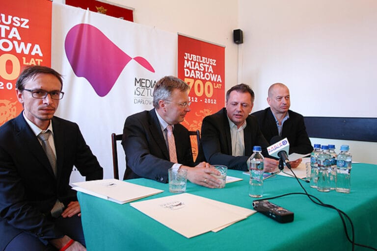 Konferencja prasowa z okazji jubileuszu Darłowa.