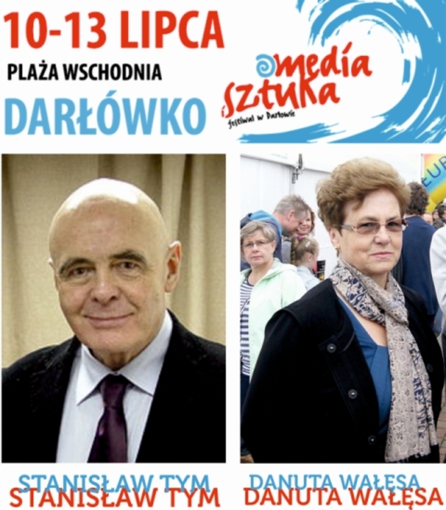 Kulisy Media i Sztuka: Stanisław Tym i Danuta Wałęsa w Darłowie
