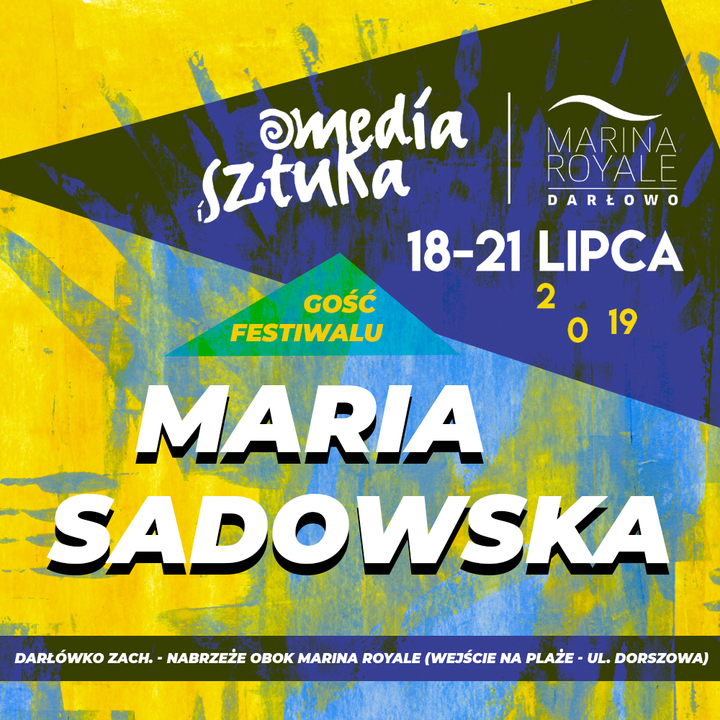 Maria Sadowska na Festiwalu Media i Sztuka w Darłowie