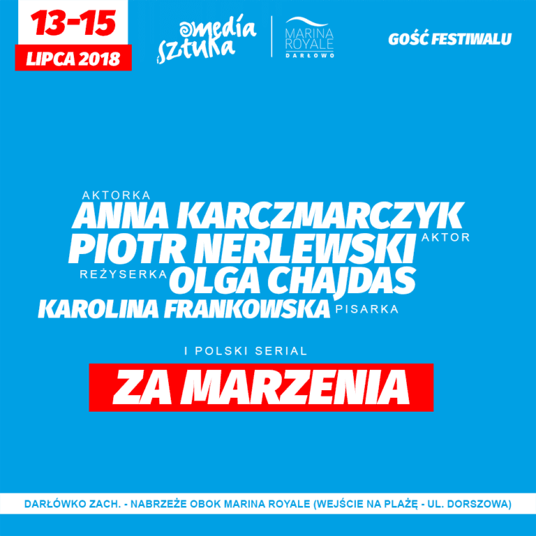 Festiwal sztuki w Darłowie, lipiec 2018, goście.