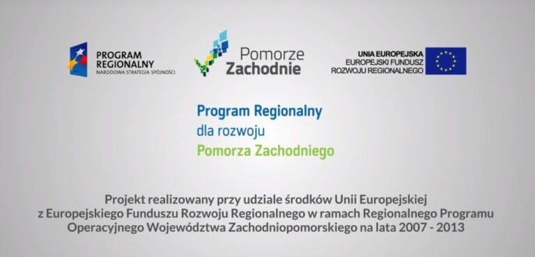 Logo Programu Regionalnego Pomorze Zachodnie, Unia Europejska.