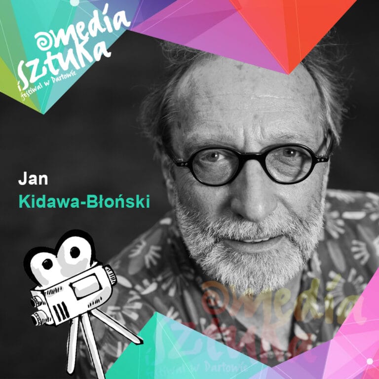 Plakat festiwalu Media Sztuka 2023.