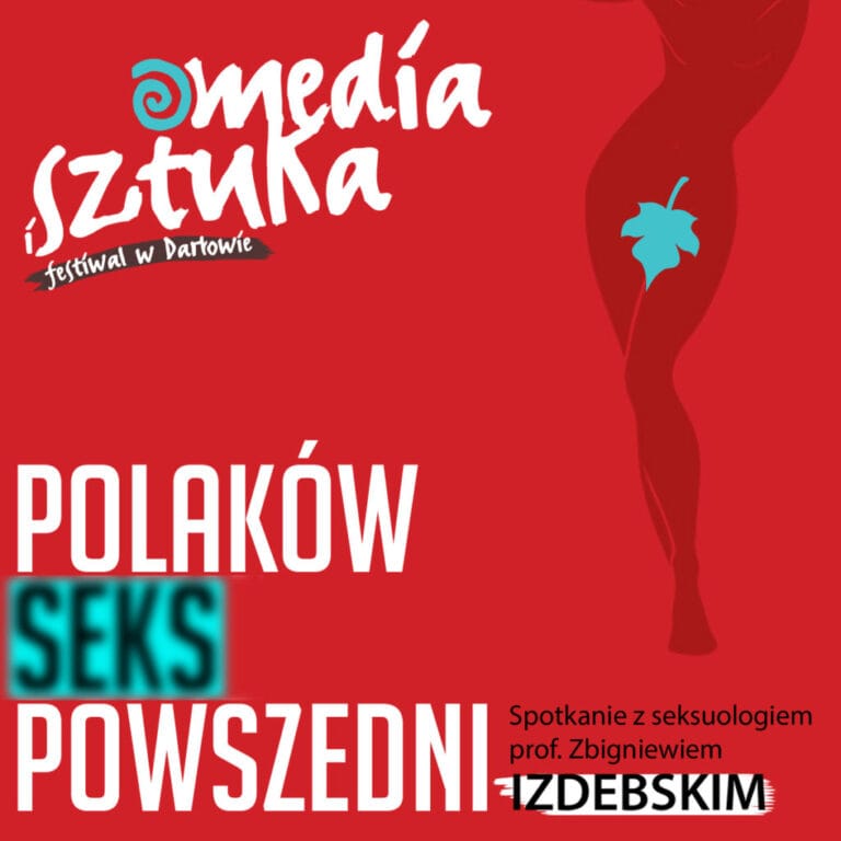 Plakat wydarzenia Media i Sztuka Festiwal w Darłowie