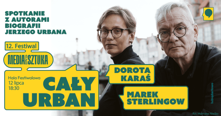 Spotkanie o biografii Jerzego Urbana na festiwalu.