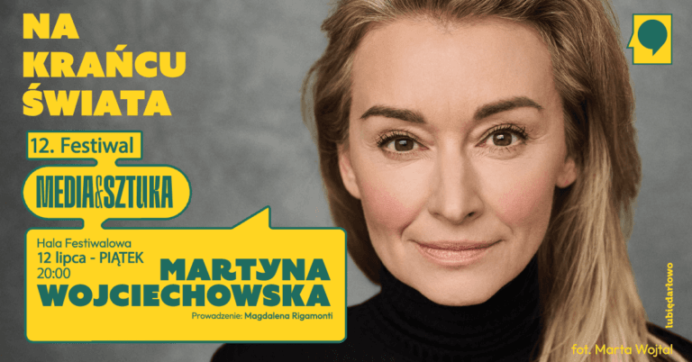 Plakat 12. Festiwalu Media i Sztuka, Martyna Wojciechowska.