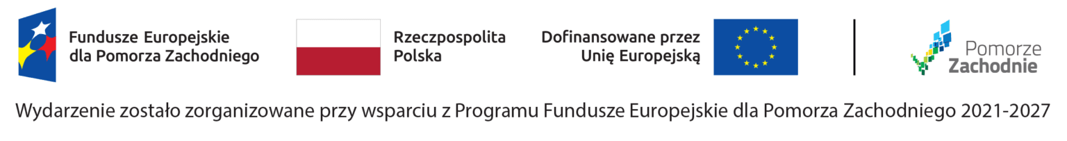 Logo Fundusze Europejskie dla Pomorza Zachodniego