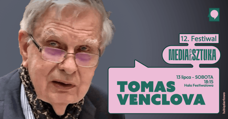 Plakat Festiwalu Media i Sztuka 2023