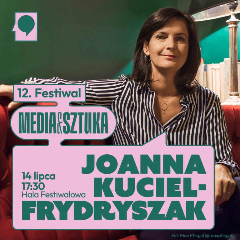 Plakat 12. Festiwalu Media i Sztuka 2023.