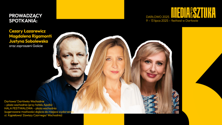 Festiwal Media i Sztuka Darłowo 2025, prowadzący spotkania.