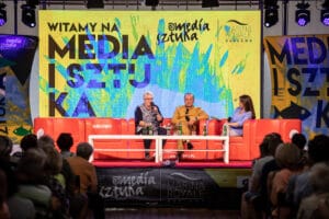 Panel dyskusyjny na konferencji Media i Sztuka.